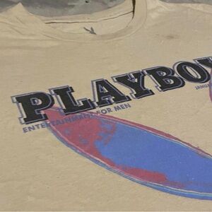Cream Playboy Mens Shirt